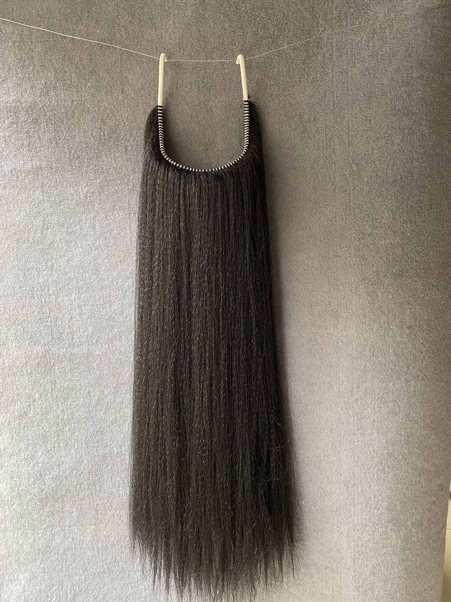 戏剧胡须成人京剧髯口假胡子儿童长三柳黑三髯白三满胡长髯灰三绺