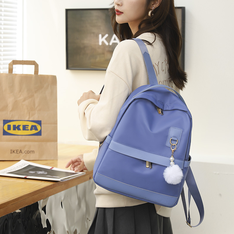 Backpack 2022 New Spring Large Capacity Korean Style Oxford Cloth Lightweight Fashion Travel Backpack Women's Schoolbag Wholesale