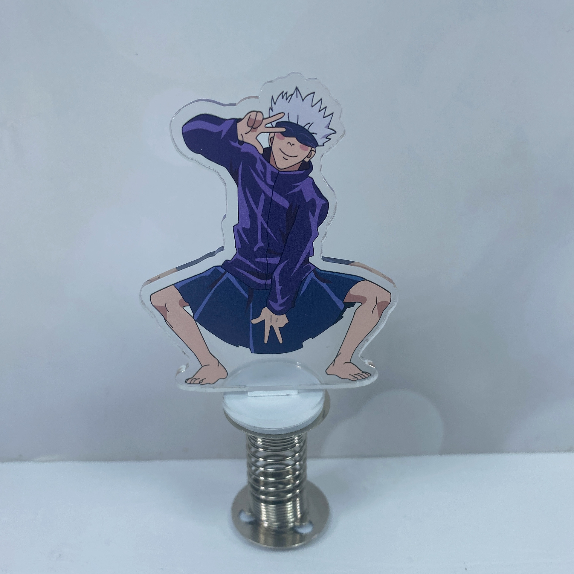 新款趣味咒术回战动漫周边女装五条悟亚克力摇摇乐摆件