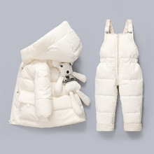 宝宝羽绒服女童套装两件套男童1-3岁婴幼儿免洗冬装儿童新款外套