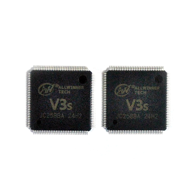 全志全新一级代理v3s 芯片128-pin elqfp cpu双录 1080p 行车方案