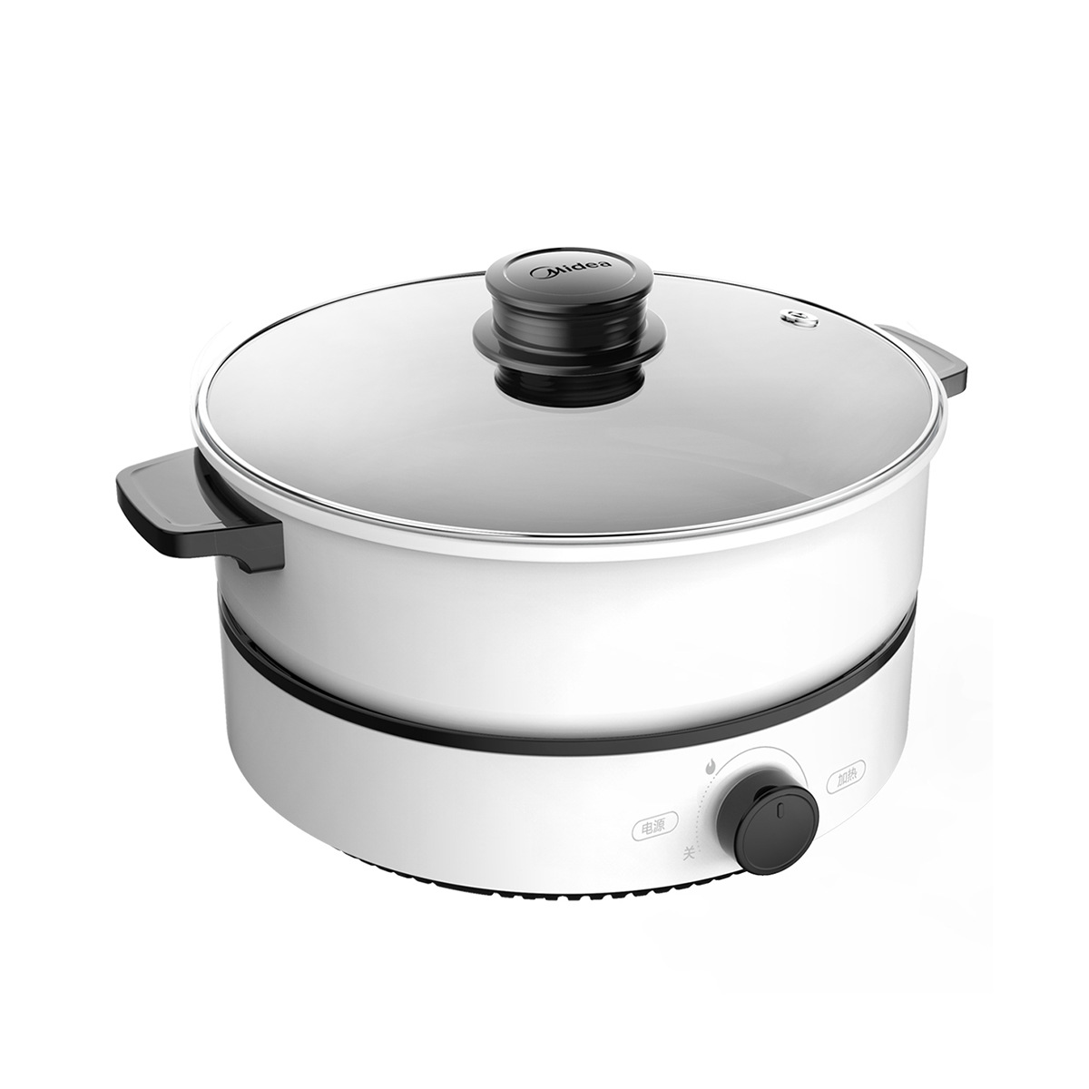 midea/美的电火锅电热锅分体式家用电火锅煎煮锅dy26easy501