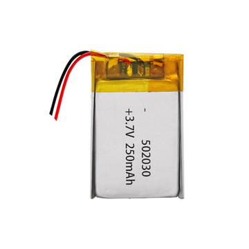 kc认证502030/250mah聚合物锂电池蓝牙耳机 美容仪小风扇鼠标电池