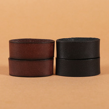 Belt leather leather ring belt tail fixed leather ring head