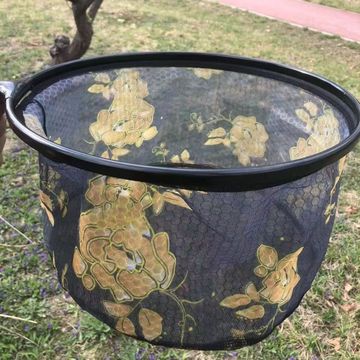 批发黑金抄网头 碳合金可拆卸一体圈抄网折扣 防刮速干加深网头