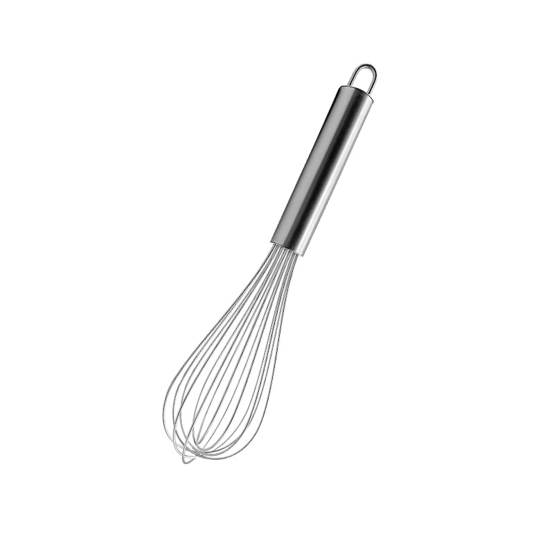 Yangjiang Factory Stainless Steel Eggbeater Manual Large Egg Beater Household Egg Blender Baking Gadget