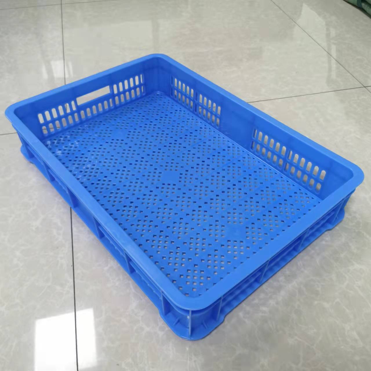 厂家批发加厚塑料周转整理箩筐长方形水果服装蔬菜中转运输胶框子