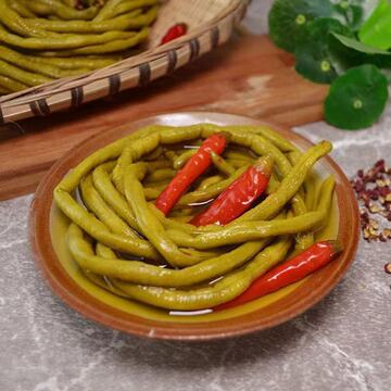 湖南酸豆角500g/袋装下饭菜酸菜咸菜腌菜泡菜豇豆角批发-阿里巴巴