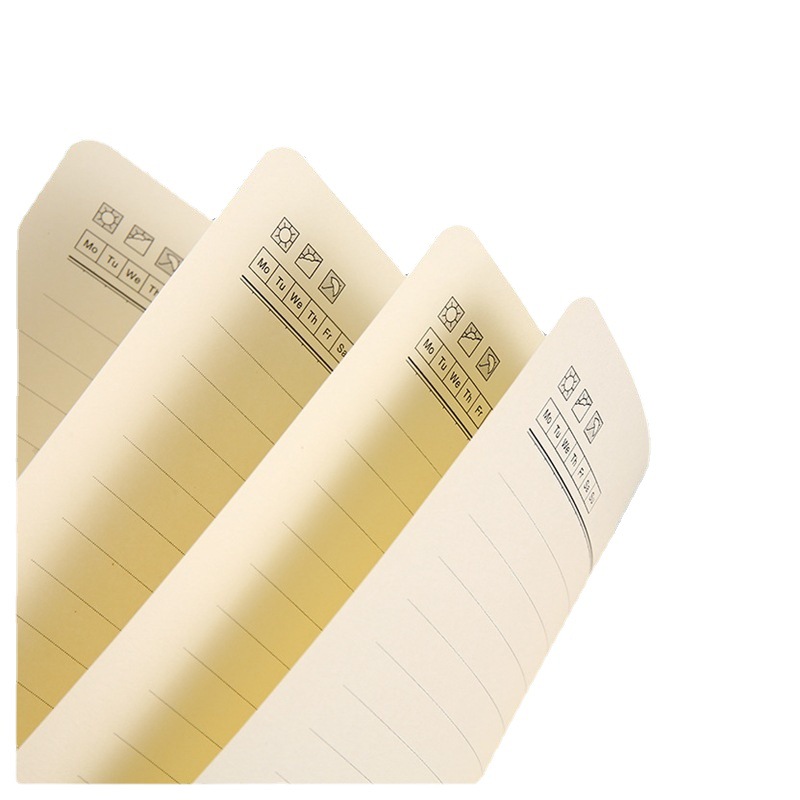 in Stock Wholesale Office Stationery Notebook U-Shaped Buckle Imitation Leather Business Notebook Made A5 Creative Notepad