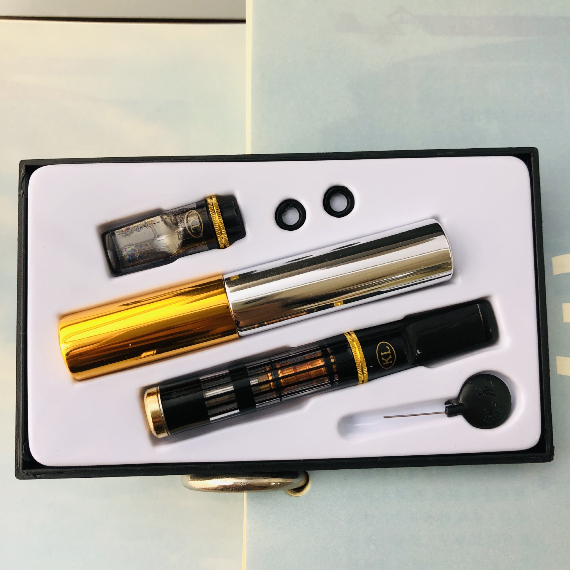 专柜正品凯龙烟嘴 笑看风云双效双擎f-6760拉杆可清洗型过滤烟嘴