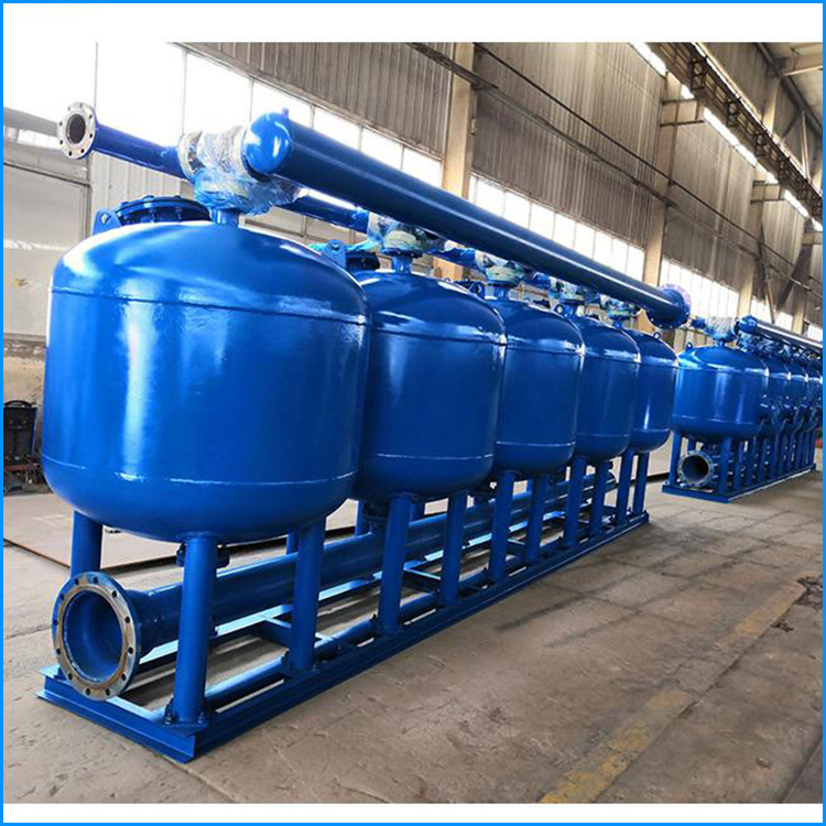 艾特滤器-五罐并联-浅层砂过滤器-石英砂过滤器-水处理设备