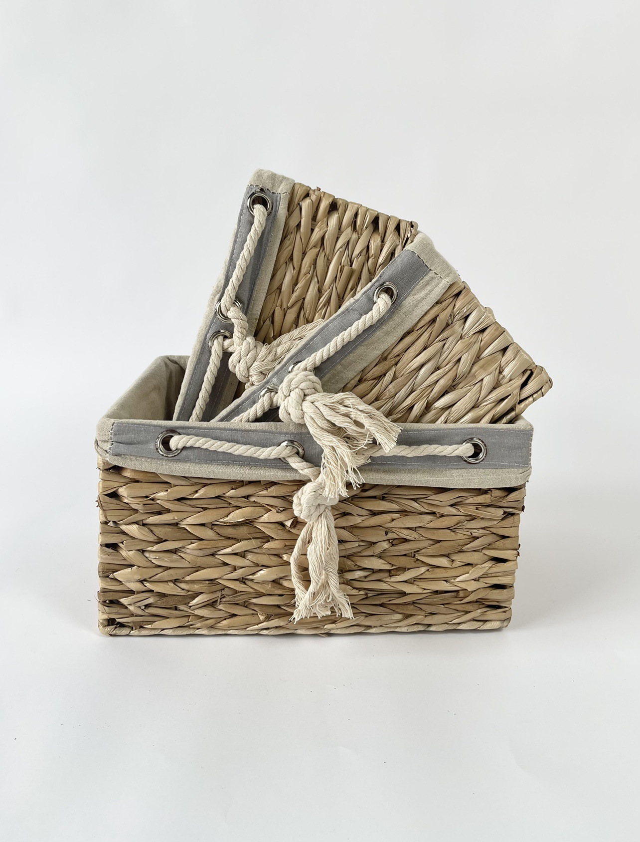 蒲草手提儿童野餐篮户外藤编编织篮子田园实木收纳凳储物凳坐凳置物