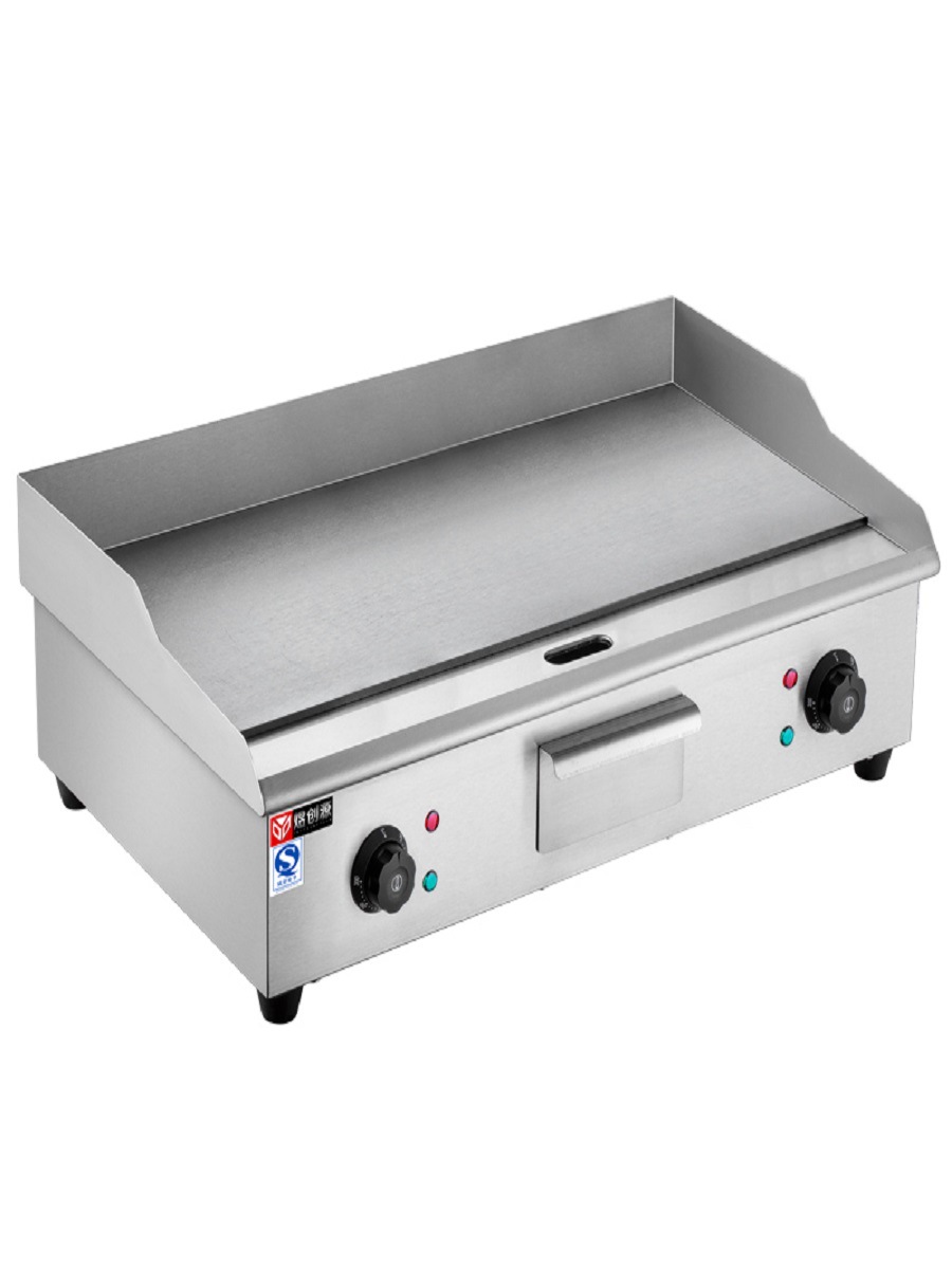 手饼机器商用电扒炉煎蛋煎鱿鱼铁板炒饭煎牛排机摆地摊小吃设备