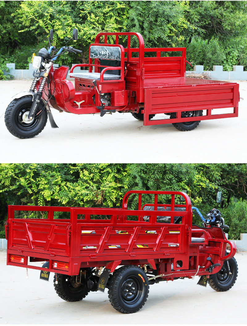 宗申发动机汽油三轮摩托车燃油家用农用自卸载重王汽油三轮车