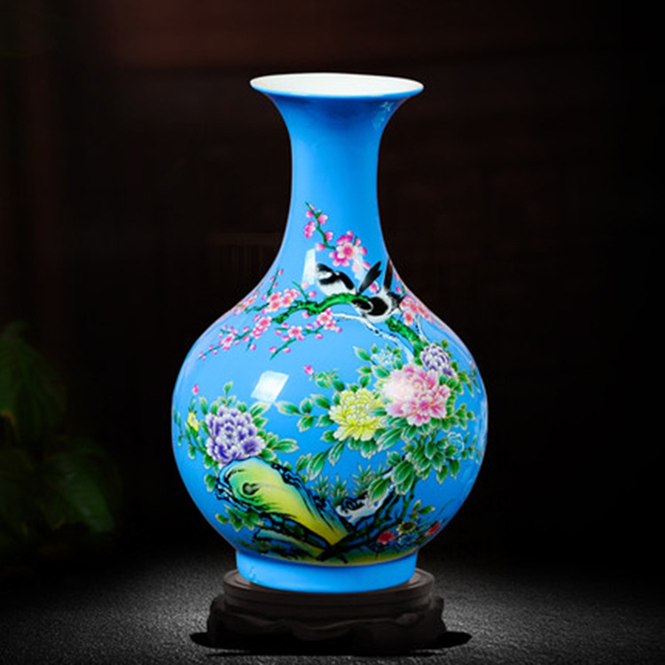 年年有余花瓶图片