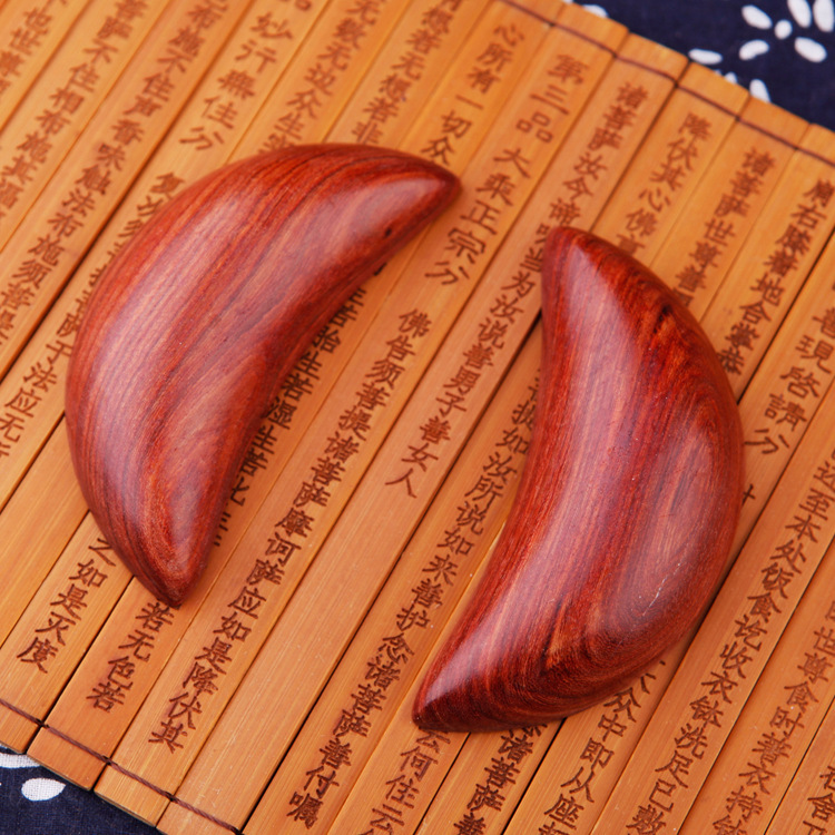 佛心居 红檀圣卦 衫榴卦 圣杯 圣卦 卜卦用品道教风水用品