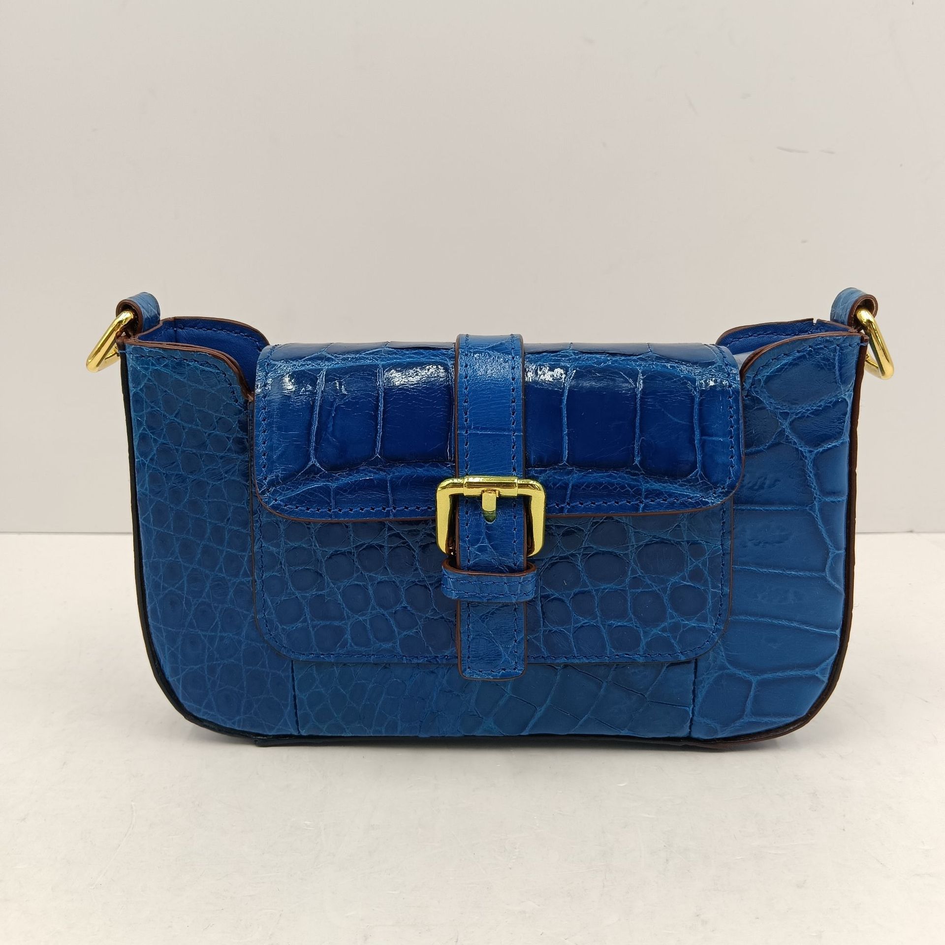 小包包女2024春夏季新款真皮高光鳄鱼皮简约腋下包复古女士小方包