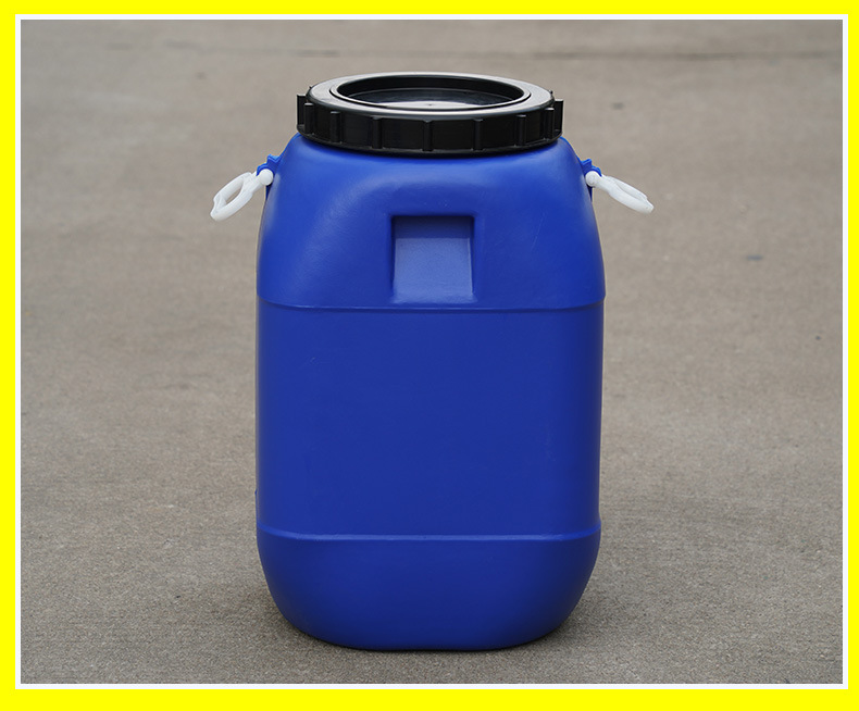 厂家供应 食品级加厚50kg原料桶 50l蓝色化工桶 50公斤方形塑料桶