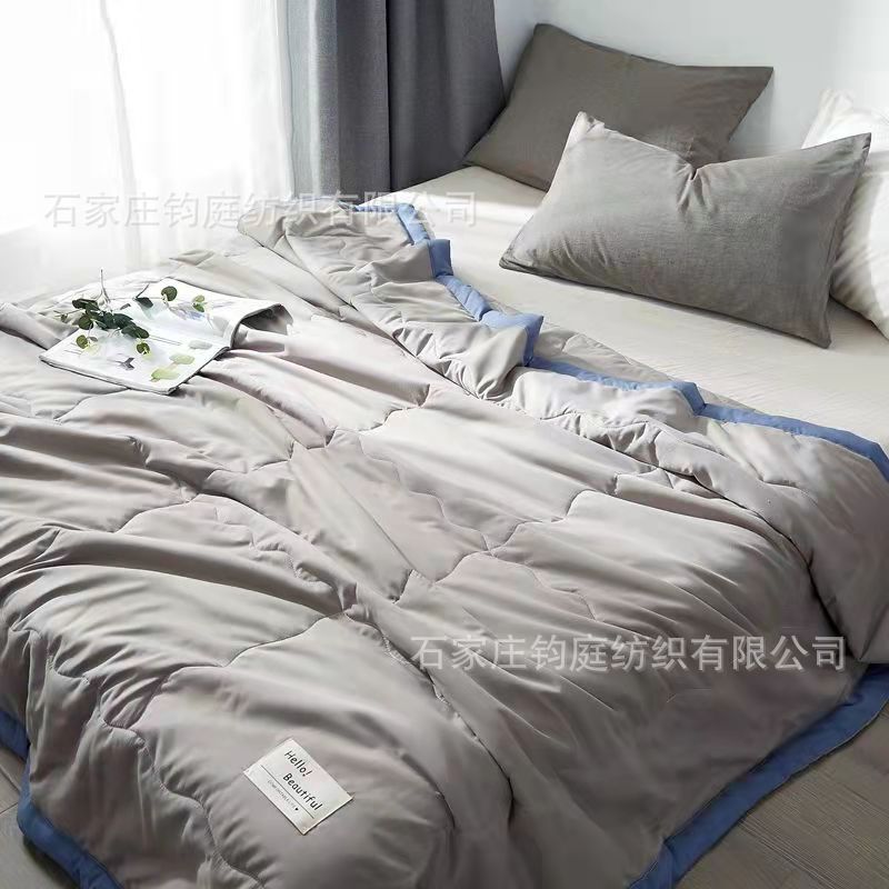 [Washed Cotton. Factory Sales] Airable Cover Summer Blanket Spring and Autumn Thin Duvet Duvet Insert Single Double Children Student Quilt