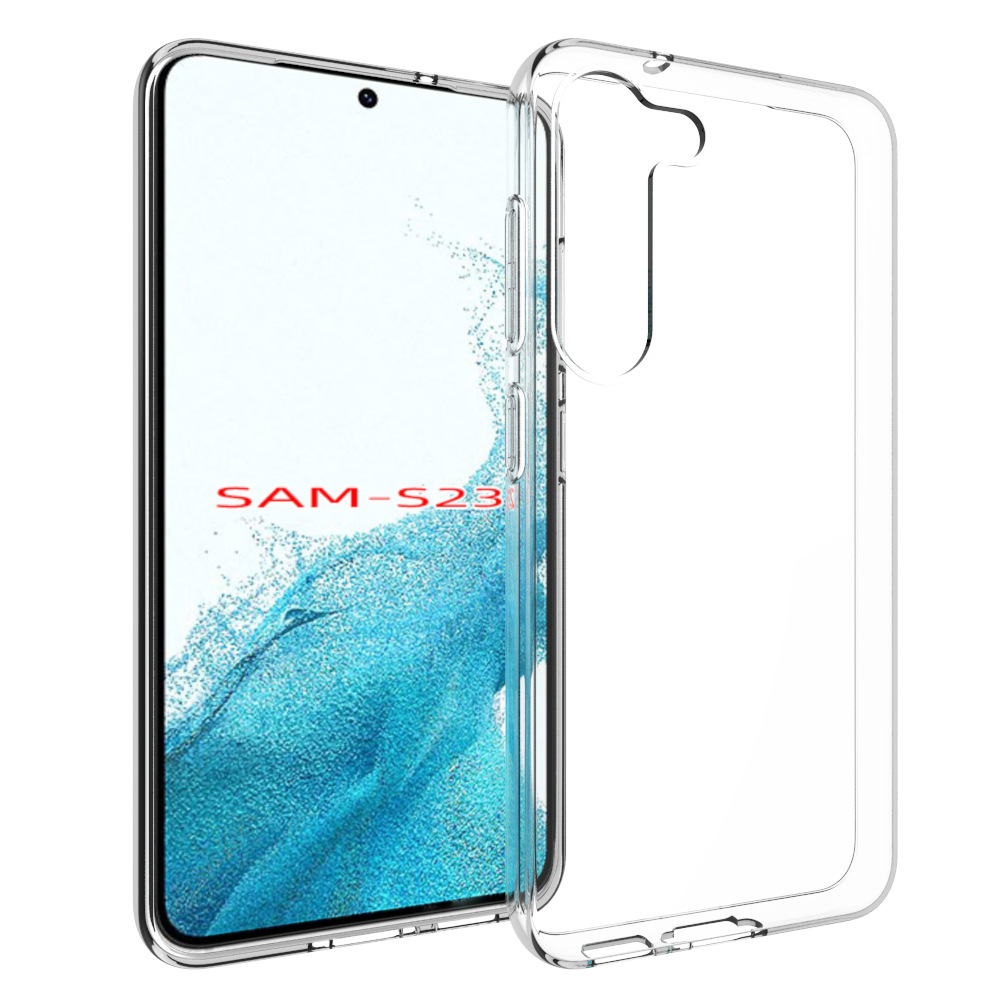 Suitable for Samsung S23/S23 +/S23ultra Mobile Phone Protective Case Refined 1.4mm High Transparent Waterproof Printing Not Yellow