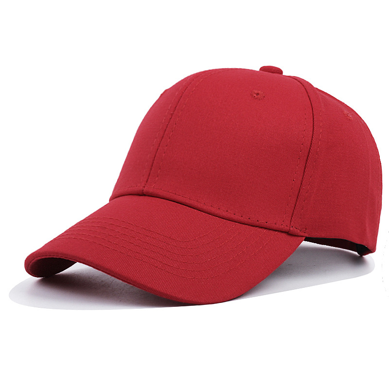 Pure Cotton All-Match Hard Top Peak Cap Sun Hat Men's Sun Hat Women's Solid Color Light Board Men's Stick