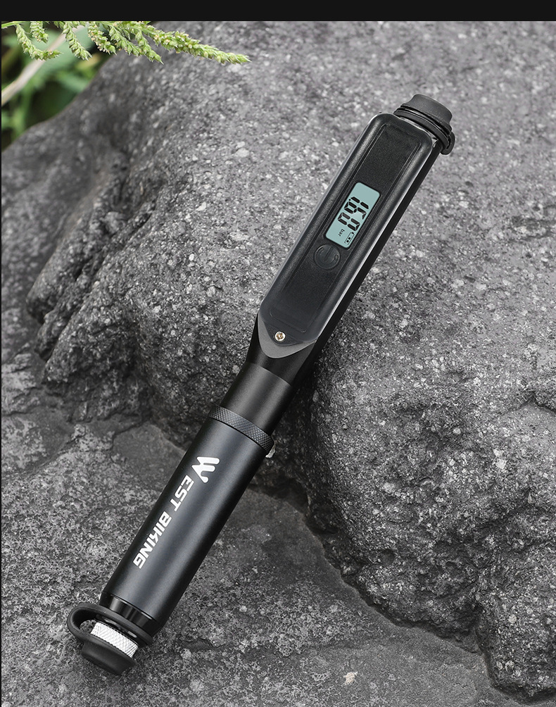 west biking自行车打气筒电子数显气压表打气筒山地车打气筒装备