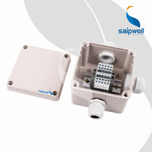 出口SWU-1212-5一进二出5位UK端子汇流盒 塑料防水盒 abs控制盒电