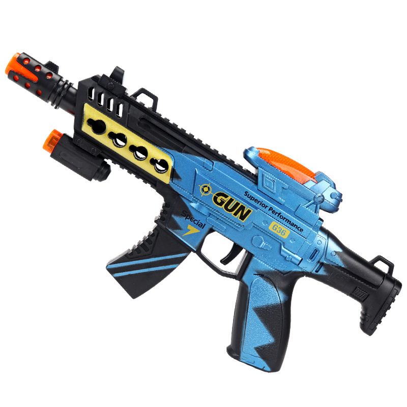 新款儿童玩具枪电动声光枪男女孩玩具枪带声音小孩音乐手枪冲锋枪