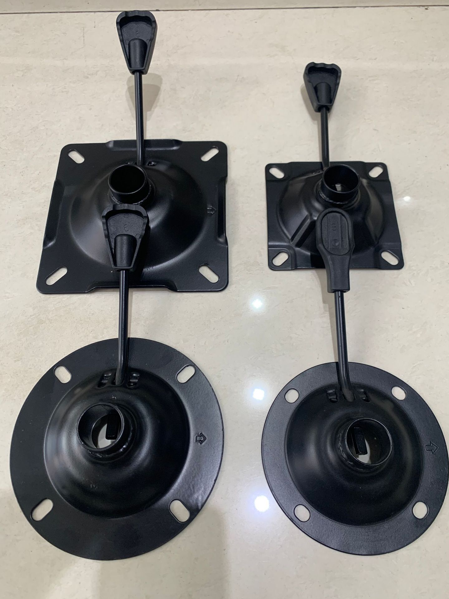 直销五金转椅底盘办公椅围椅吧椅底座椅子旋转托盘方托圆托配件