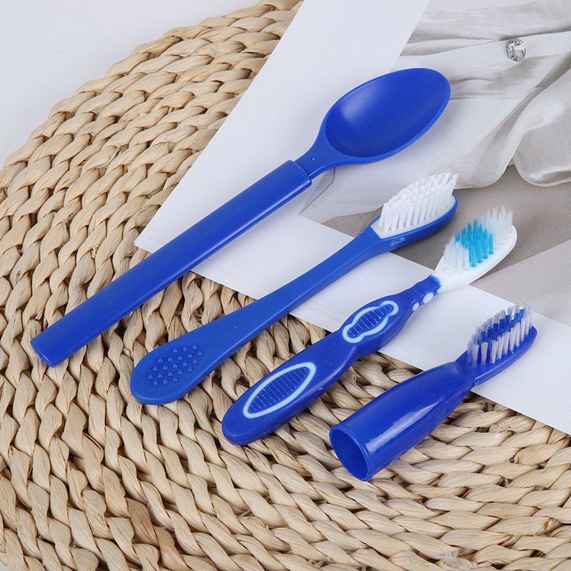 现货柔软柄可弯牙刷劳改所戒毒所监狱软胶牙刷手指牙刷套