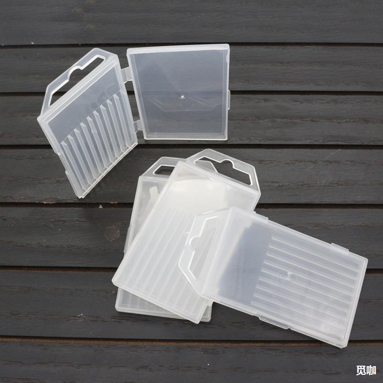 手工工具零件盒 塑料透明手工钻头收纳盒 塑料包装盒手捻钻钻头盒