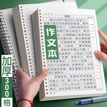 活页作文本小学生专用三四五六年级B5大号300格400字500格语文楹