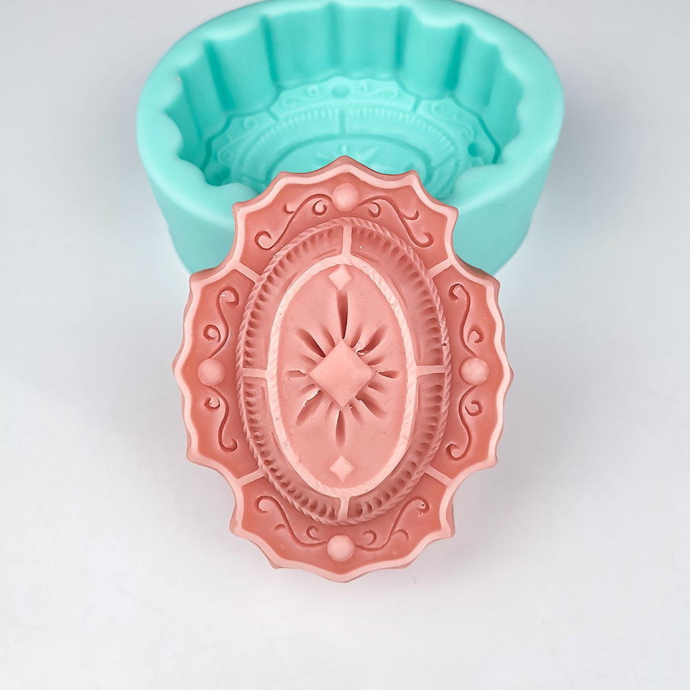 宫廷风diy肥皂模石膏滴胶黏土模液态硅胶模具 翻糖巧克力蛋糕模