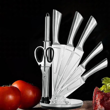 Kitchen knife set 厨房不锈钢多用刀具套装8件套空心柄礼品刀具