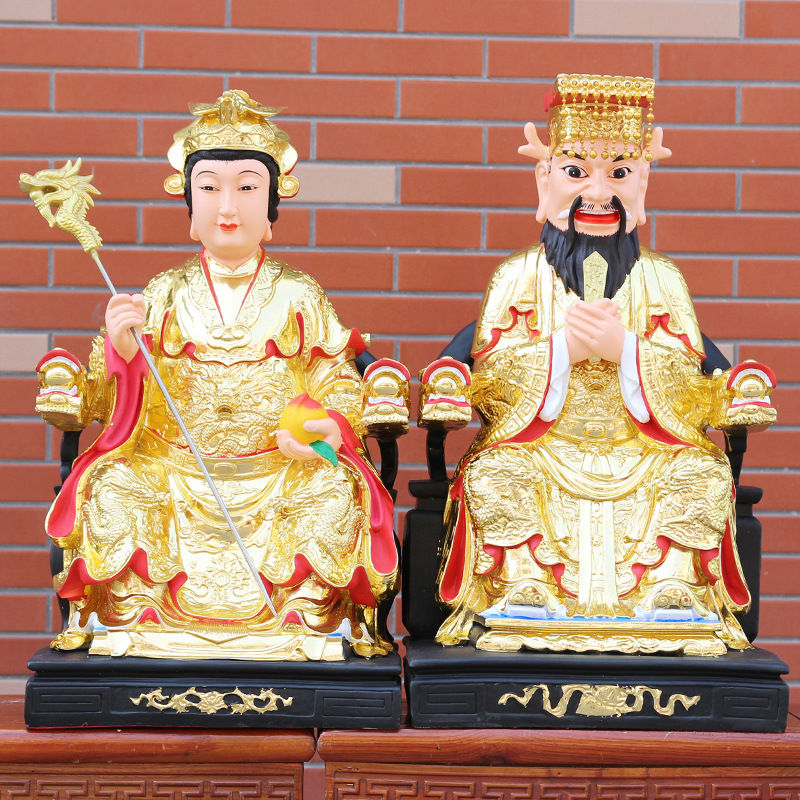 华音殿四海龙王龙母神像新款东南西北五海龙王爷龙神树脂材质佛像