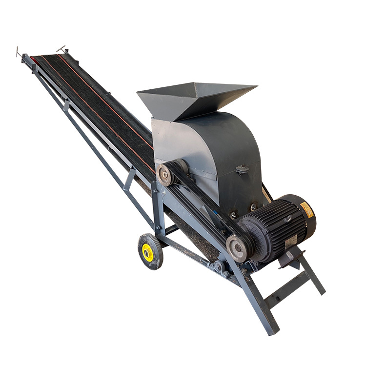 0成交1件小型移动破碎机鸡羊牛粪有机肥碎土机粉土机锤式