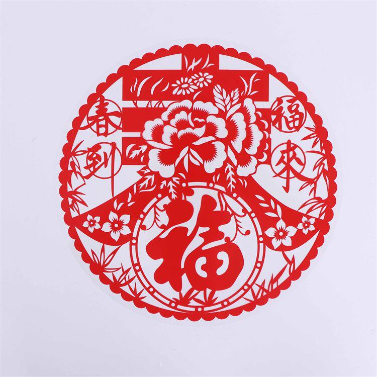 窗花,窗贴最新报价走势分析-春节剪纸红宣窗花装饰画-阿里巴巴