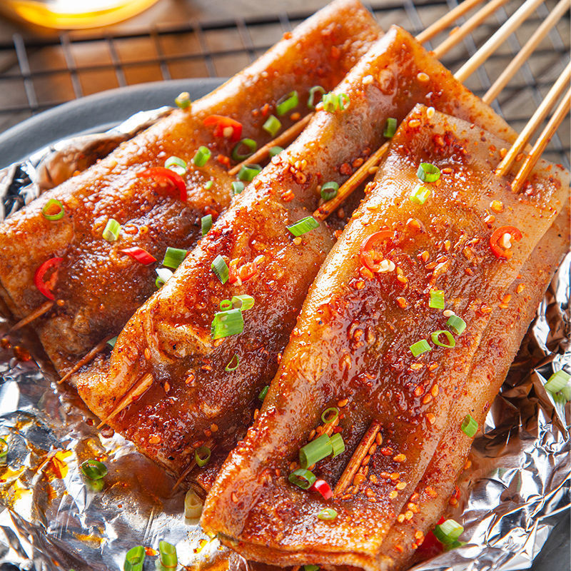 商用豆干大陆|重庆皮夜市摆摊专用鲜苕皮大苕皮
