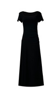 法式气质显瘦时尚收腰设计师女装连衣裙黑色