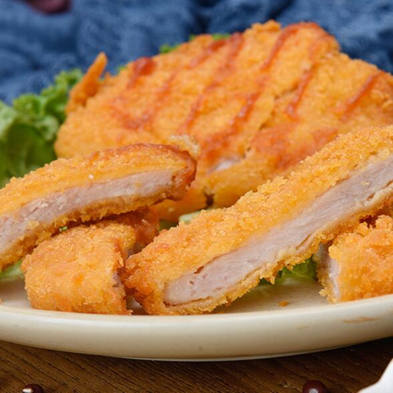 盛存友双黄金炸猪排裹粉吉利猪扒商用油炸食品简餐配饭4包80片箱