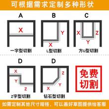 D61H批发加宽浴室挡水条淋浴房基石卫生间一字型PVC仿大理石干湿