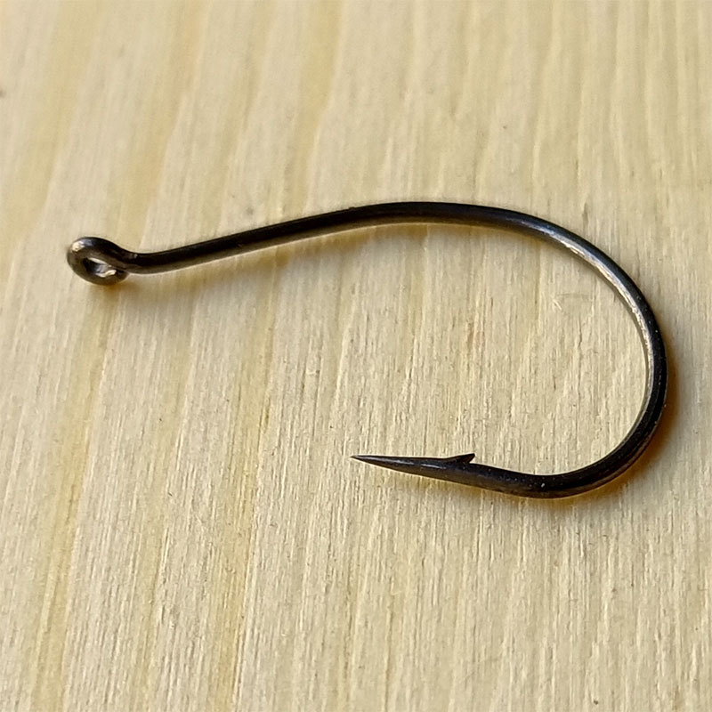 倒钓钩路亚8003鱼钩wacky钓组软虫软饵钩有刺细条鳜鲈鱼散装鱼钩