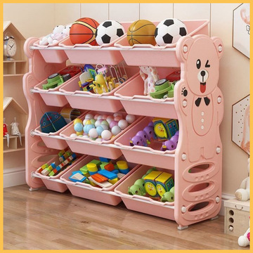 幼儿园玩具收纳架儿童玩具收纳柜置物架多层分类整理箱储物柜神器