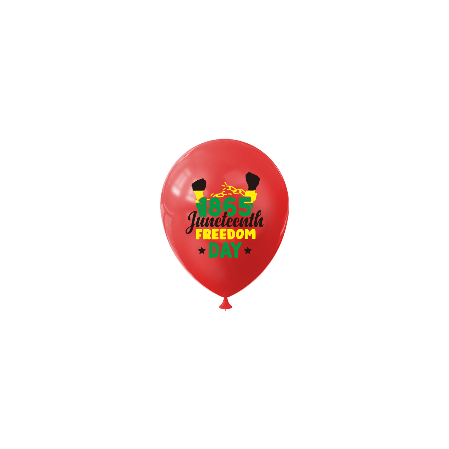 June Festival Party Decoration Supplies Juneteenth Atmosphere Props Festival Balloon 12-Inch Rubber Balloons Set