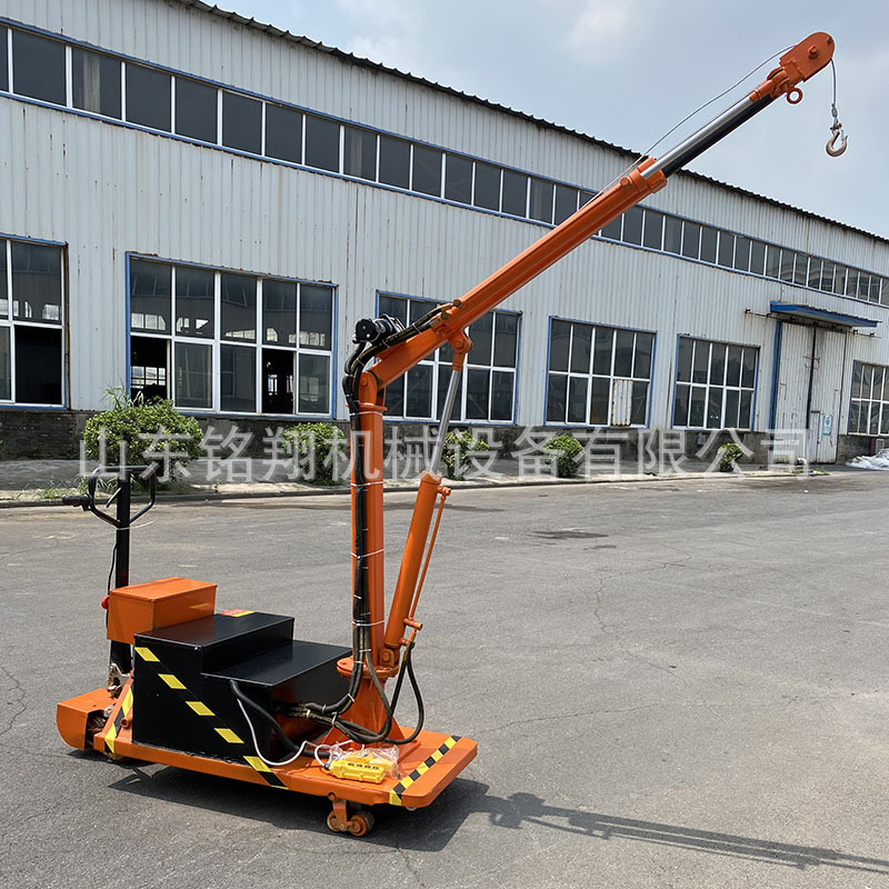 装车卸货移动式单臂吊装设备 配重式模具吊车电动行走 移动小吊车