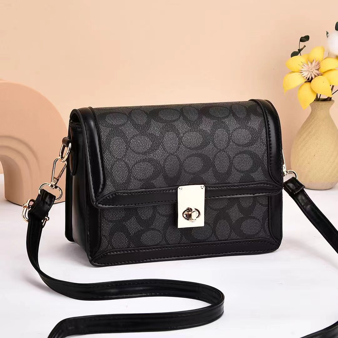 包包女新款时尚百搭斜挎包复古小众单肩包日常通勤小方包外贸女包