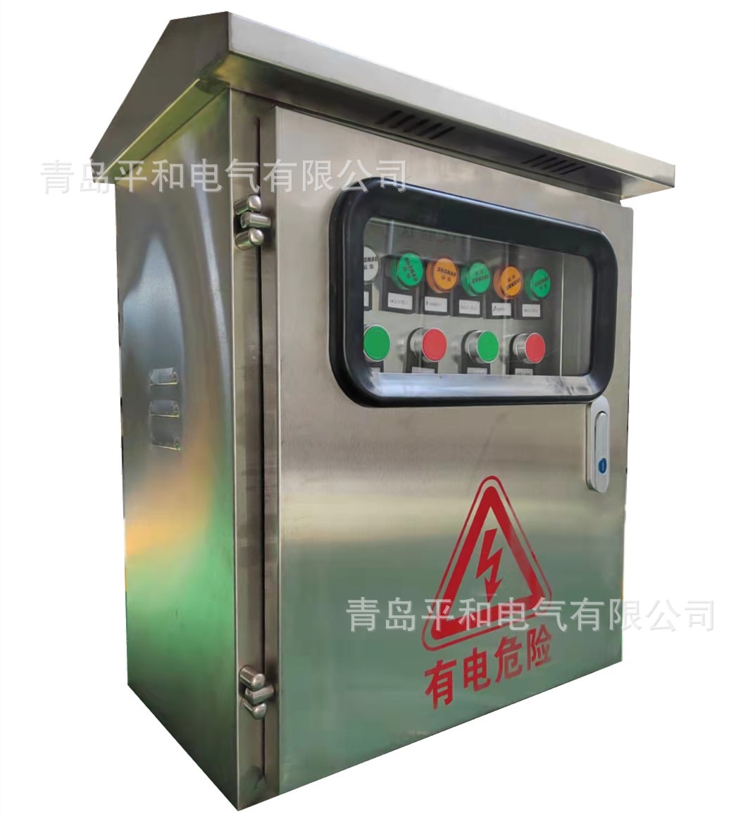 不锈钢配电箱水泵联动控制箱风机水泵配电盘一用一备ip54青岛直供