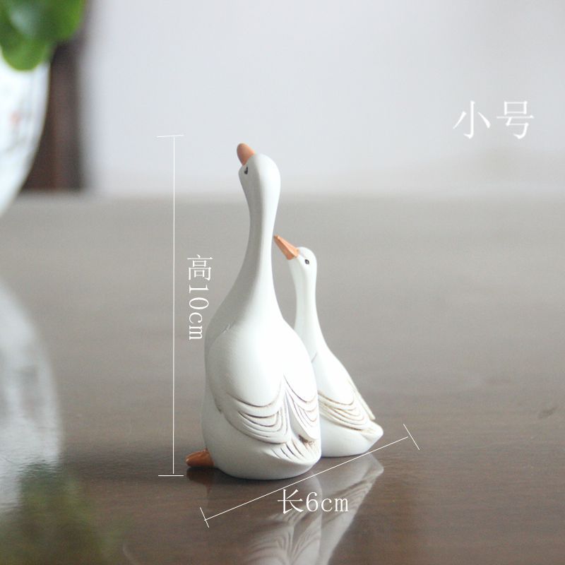 Garden Decoration Simulation Mother and Child Duck Garden Decoration Micro Landscape Ornaments Resin Craft Ornament Cross-Border Products