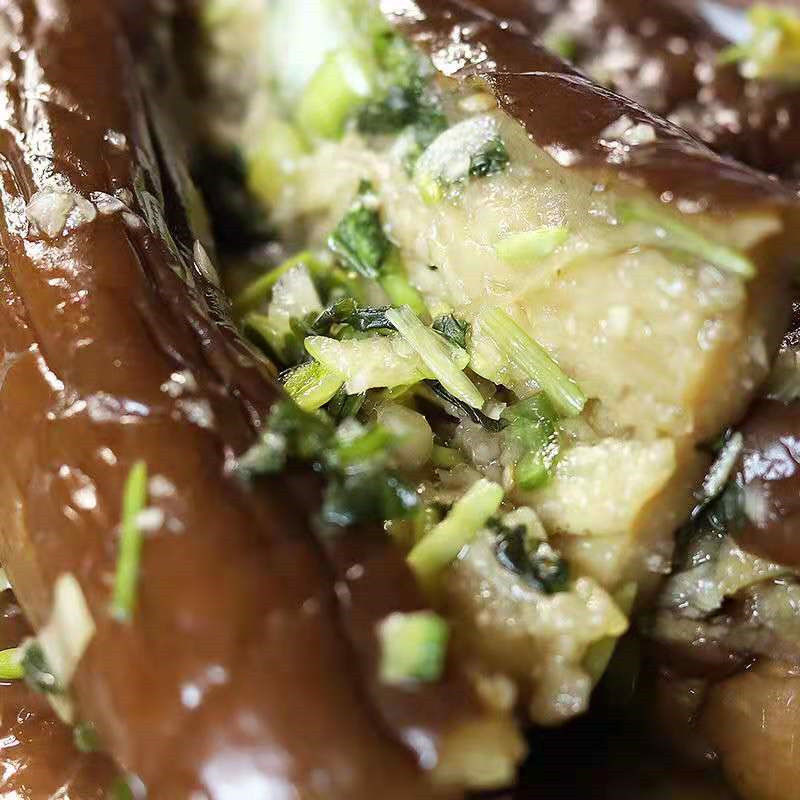 东北蒜茄子泡菜咸菜朝鲜族延边小茄子腌菜农家自制整箱散装下饭