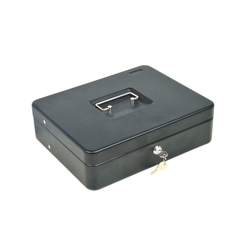 收银箱超市商用便利店收款箱多格钱柜现金盒子钥匙带锁手提收钱箱